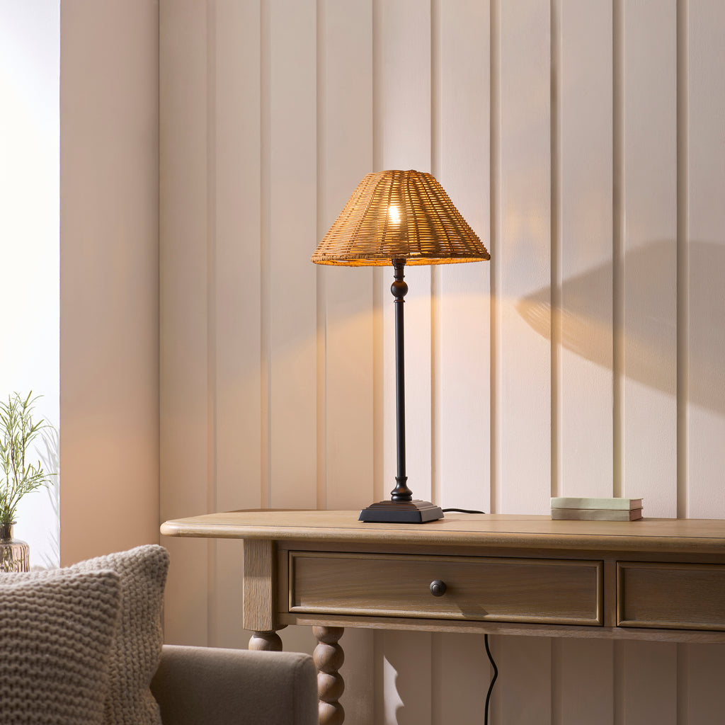 125441 Jericho Table Lamp Black