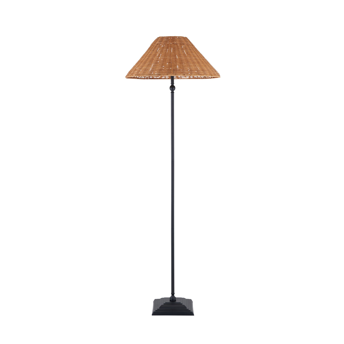 125443 Jericho Floor Lamp Black