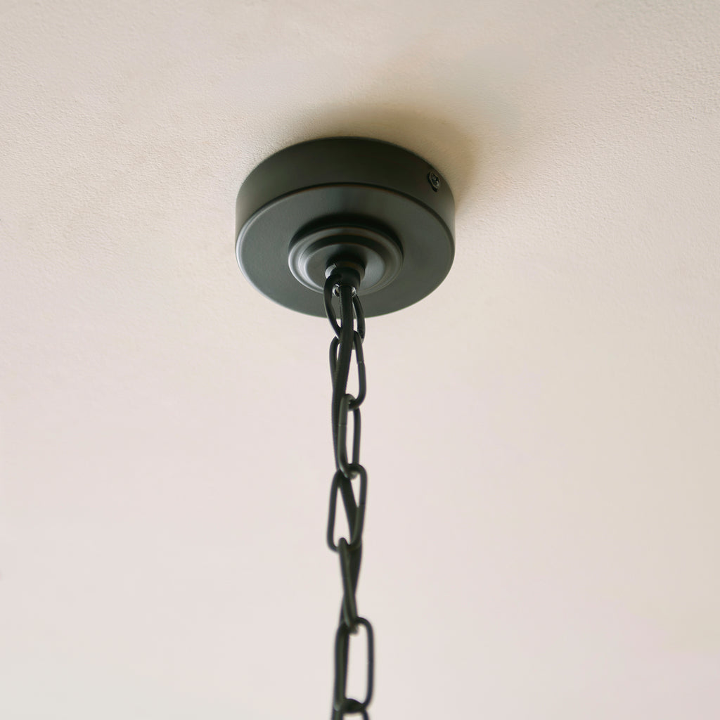 125445 Jericho 5 Light Pendant Black
