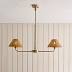 125448 Jericho 2 Light Pendant Brass