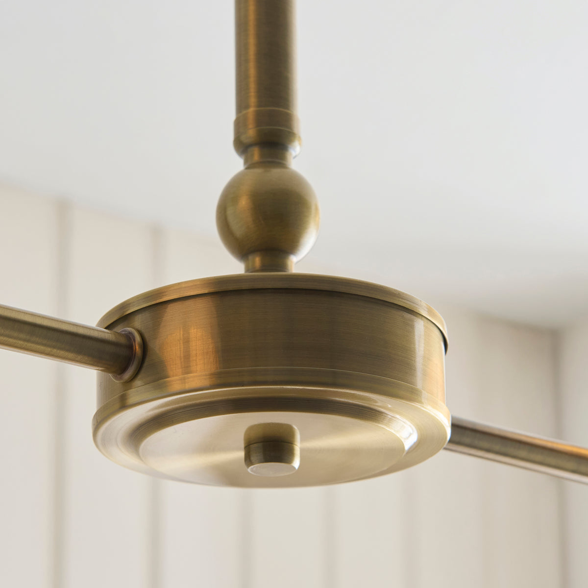 125448 Jericho 2 Light Pendant Brass