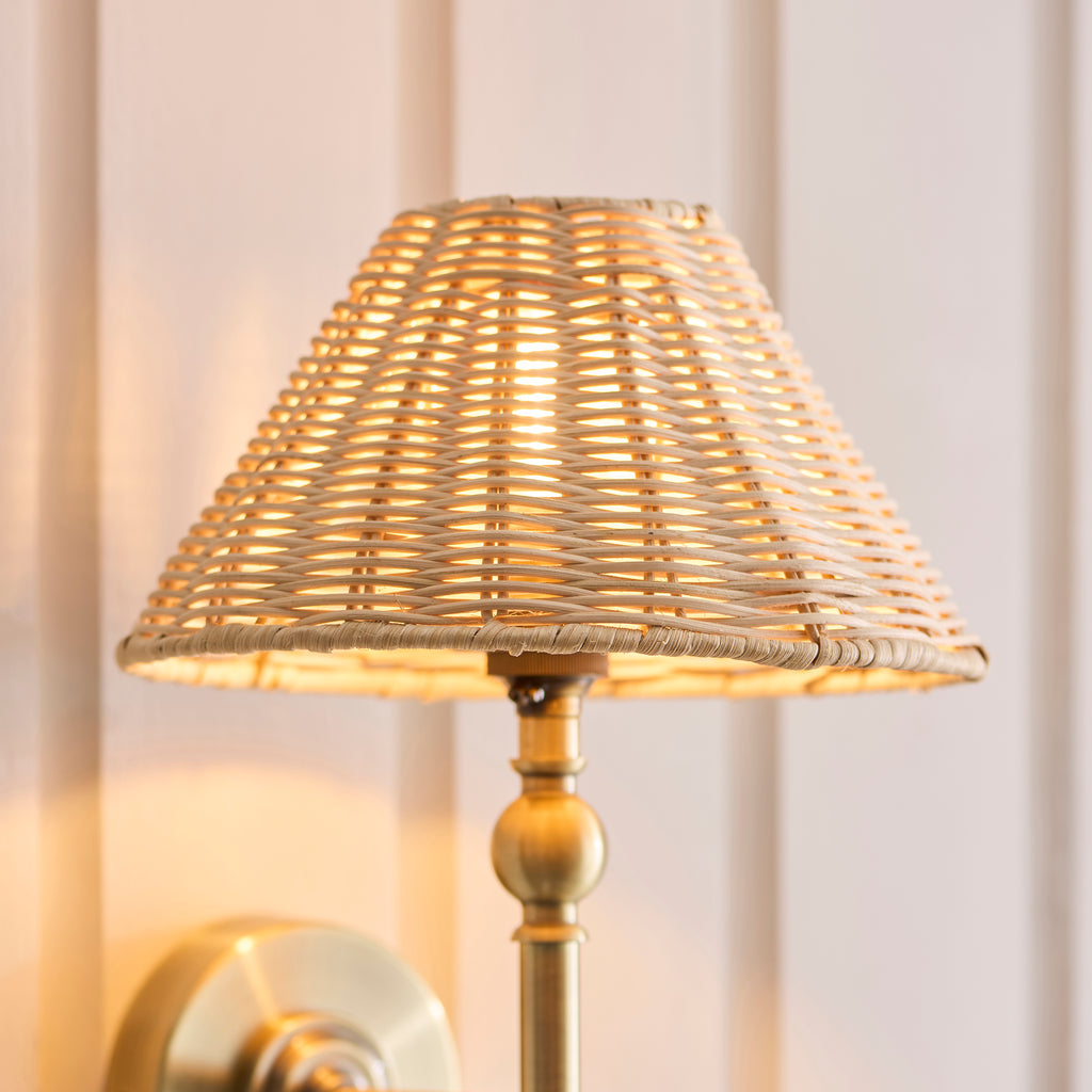 125450 Jericho Wall Light Brass