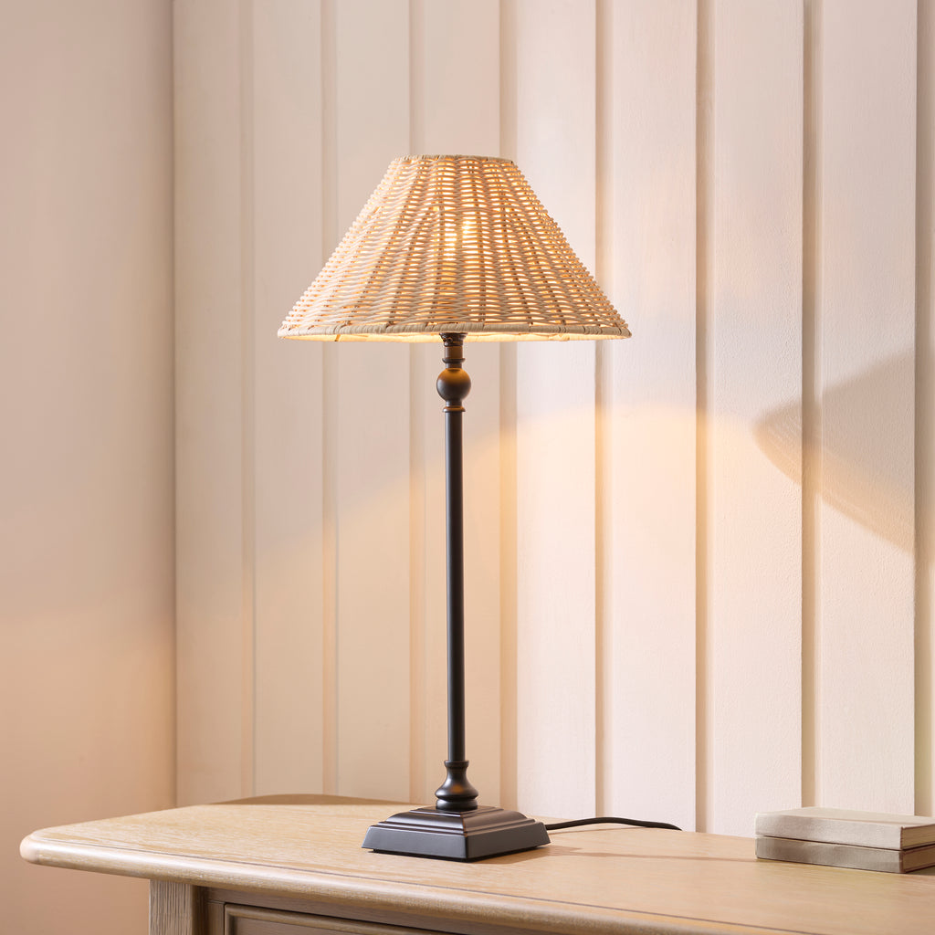 125451 Jericho Table Lamp Black