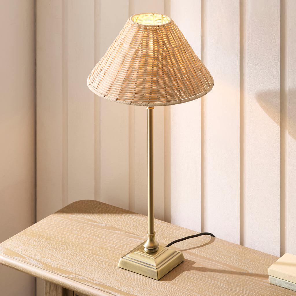 125452 Jericho Table Lamp Brass