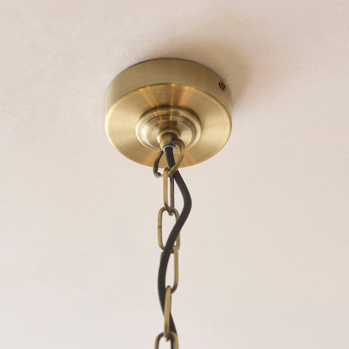 125456 Jericho 5 Light Pendant Brass