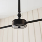 125457 Jericho 2 Light Pendant Black