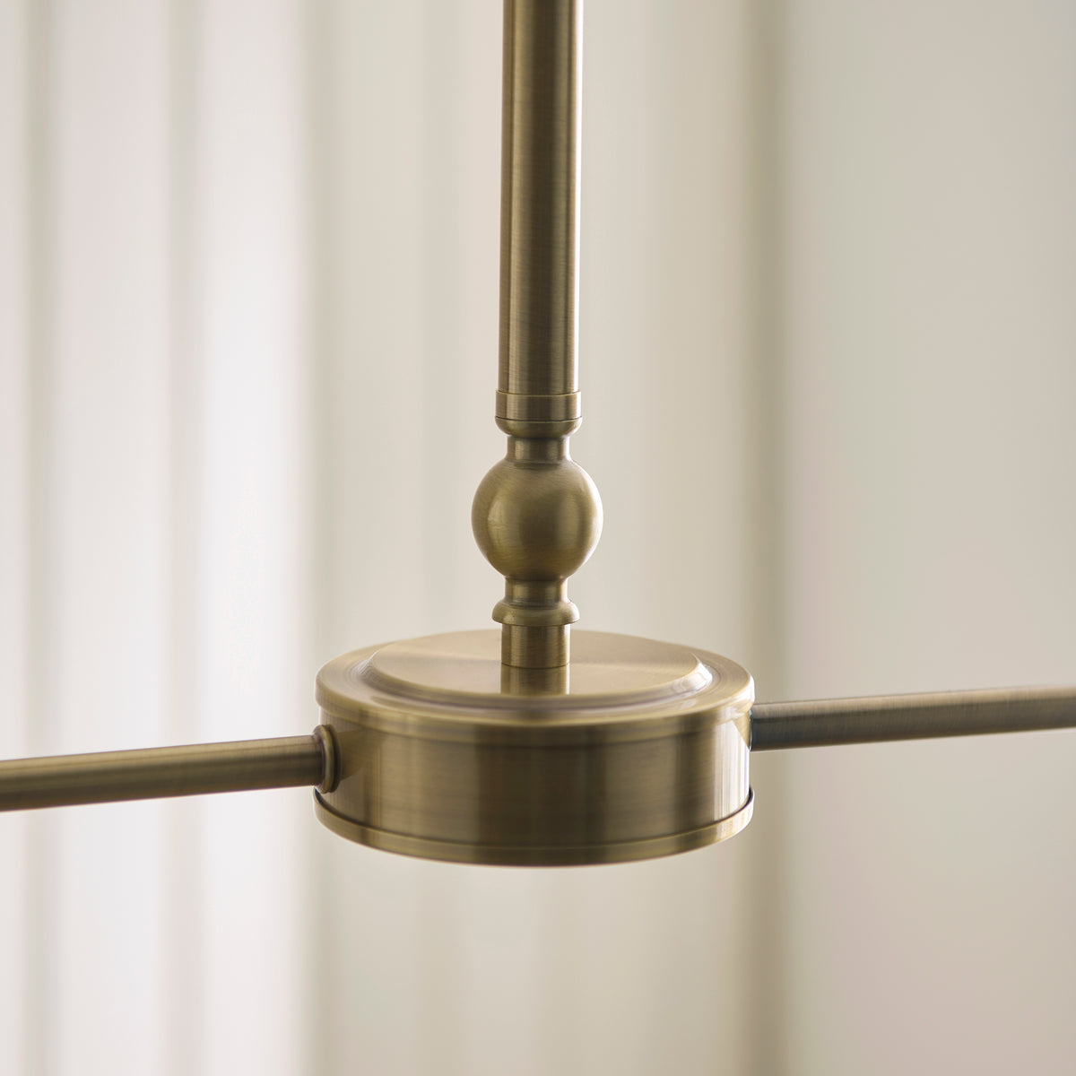 125458 Jericho 2 Light Pendant Brass