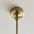 125458 Jericho 2 Light Pendant Brass