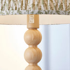 125459 Cane & Leaf 40cm Floor Lamp Green