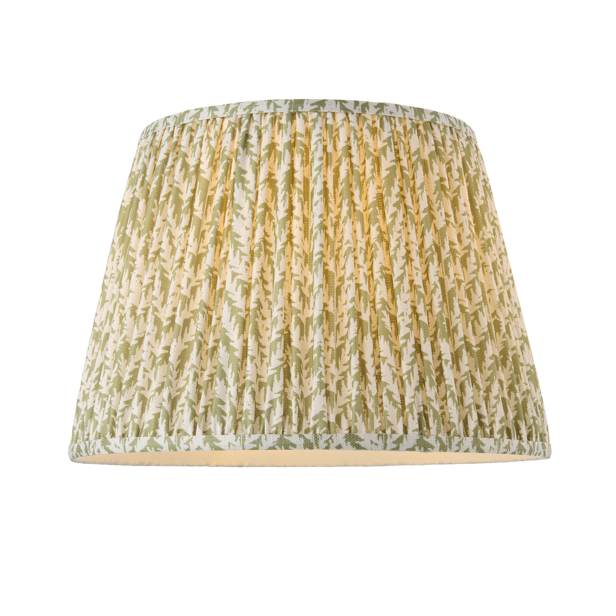 125459 Cane & Leaf 40cm Floor Lamp Green