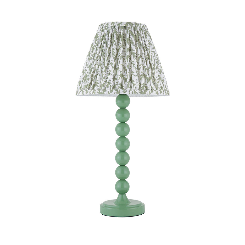 125464 Higgledy & Leaf 25cm Table Lamp Green
