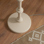 125491 Carnaby & Leaf 35cm Floor Lamp White Green