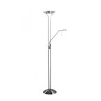 Dar MON4946 Montana Floor Lamp Satin Chrome
