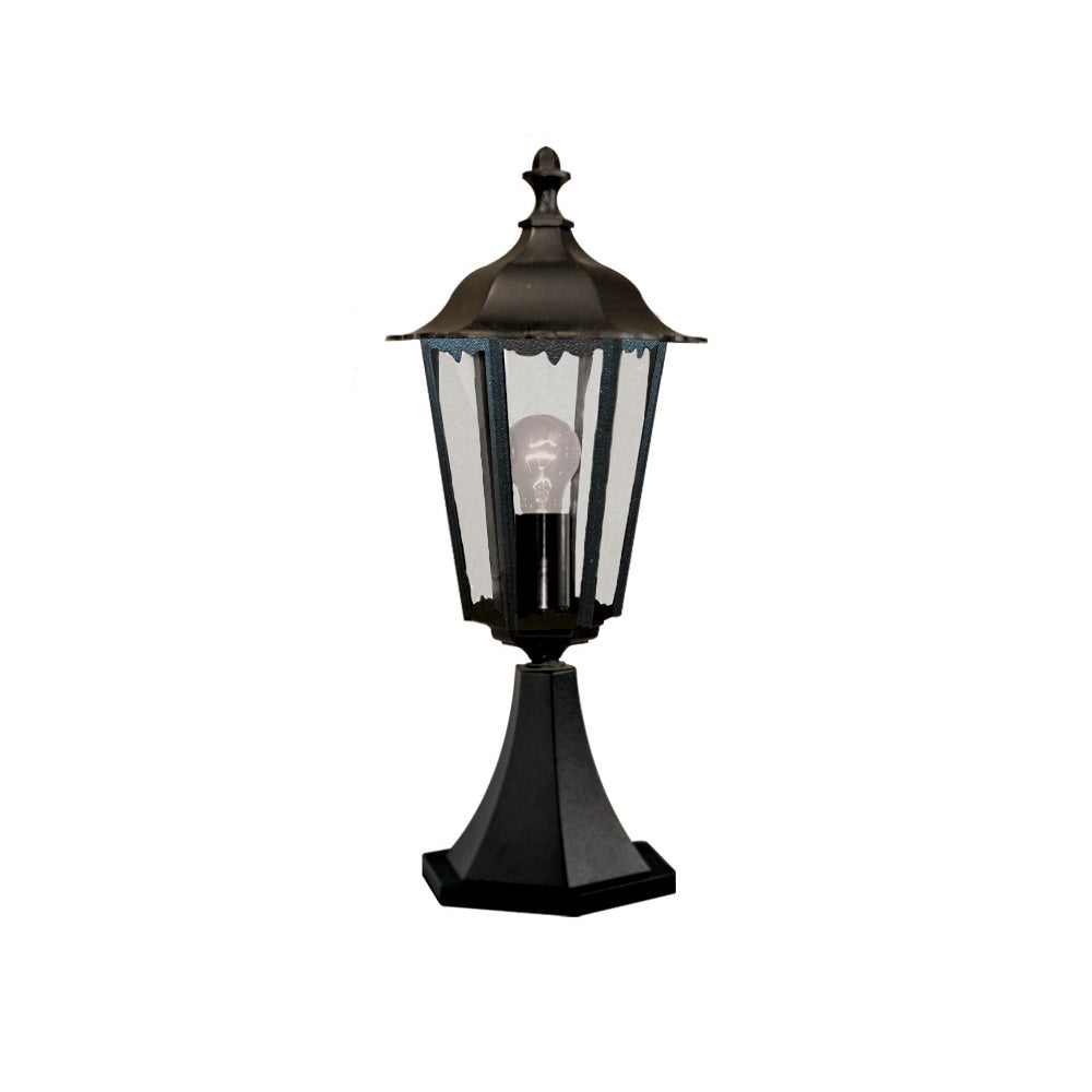 82503BK Alex Outdoor Post Lamp - Small 1 Light Black Ht55