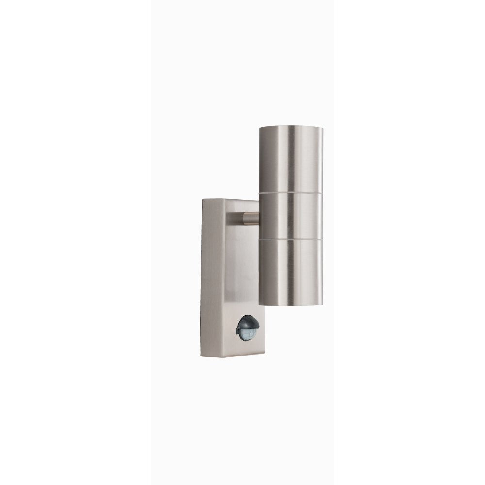 7008-2SS-LED Outdoor & Porch (gu10 Led)wall Light - 2 Light Stainless Steel Tube+sensor