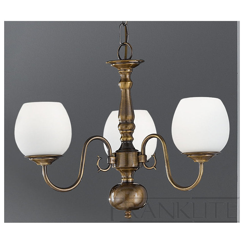 PE7933 Halle 3 Light Pendant Bronze