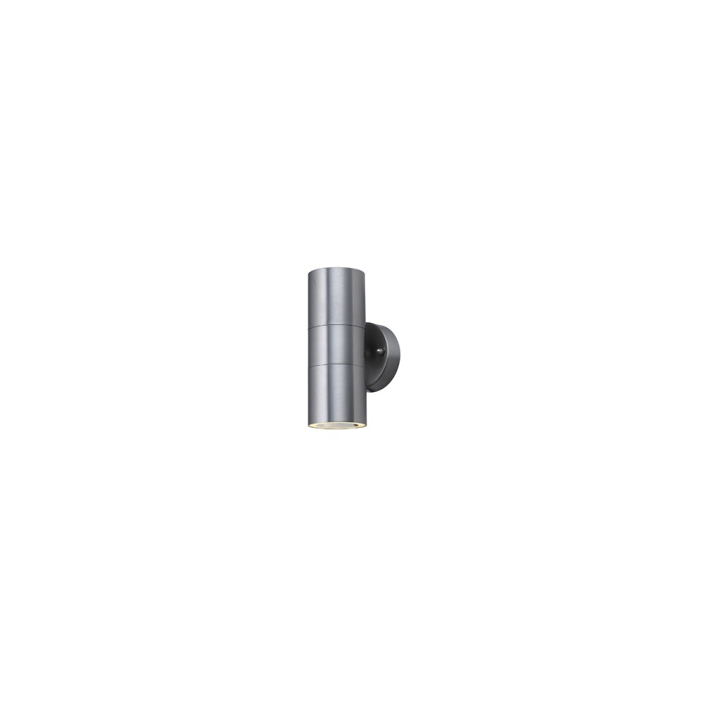 5008-2-LED Outdoor & Porch (gu10 Led) Wall 2 Light Stainless Steel Tube