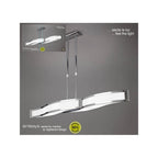 M0666 Sintesys Linear Telescopic Convertible To Semi Flush E27 4 Light E27 - M0666
