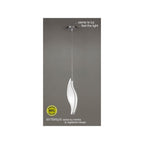M0670 Sintesys Pendant E27 1 Light E27 Polished Chrome/White Acrylic
