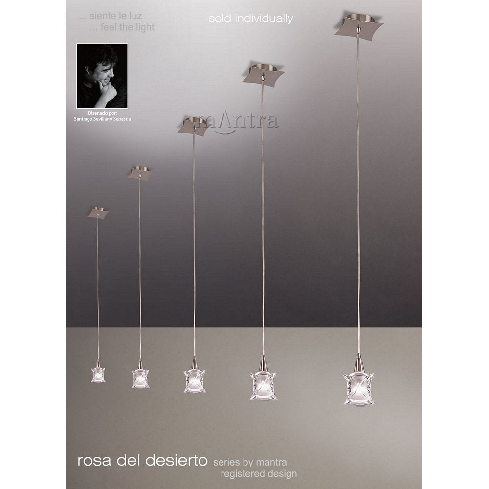 Mantra M0048 Rosa del desierto pendant 1 light (SD)
