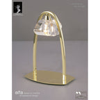 M0425PB Alfa Large Table Lamp 1 Light G9 Polished Brass