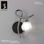 M0818BC/R Fragma Wall Lamp Right 1 Light G9 Black Chrome