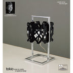 M1271 Tokio Table Lamp 1 Light G9 Gloss Black/Polished Chrome