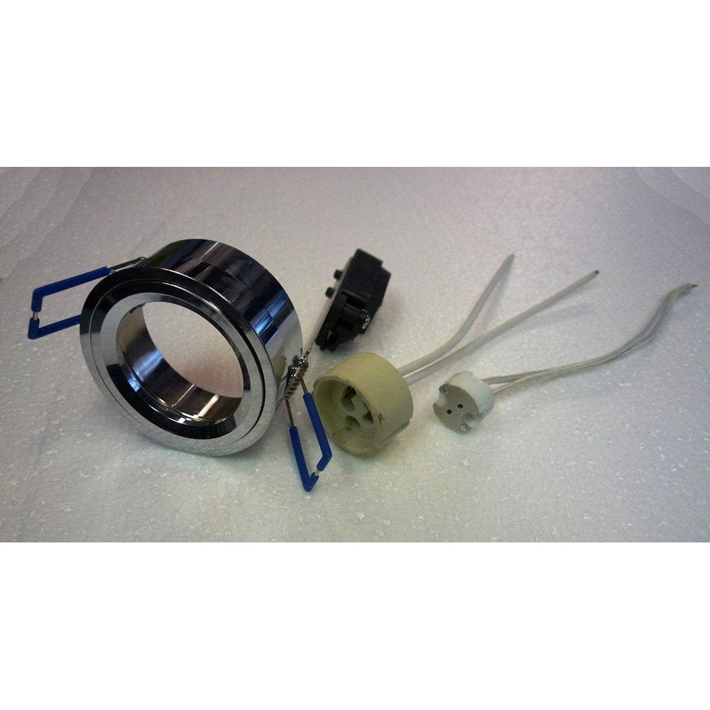 IL30800CH Polished Chrome Downlight Lamp Holder Retaining Ring