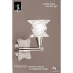 M3021/S Salomon Wall Lamp Switched 1 Light G9 Satin Nickel