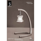 M3033 Salomon Table Lamp 1 Light G9 Satin Nickel