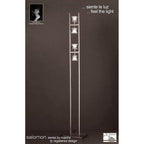 M3034 Salomon Floor Lamp 4 Light G9 Satin Nickel