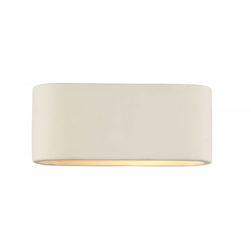 Dar AXT072 Axton Ceramic Wall Light Small