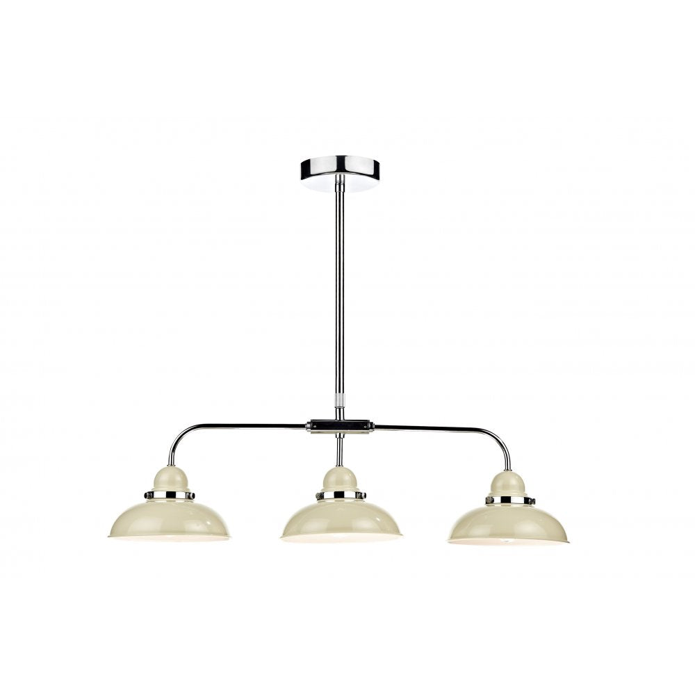 Dynamo 3 Light Bar Pendant Cream (S)