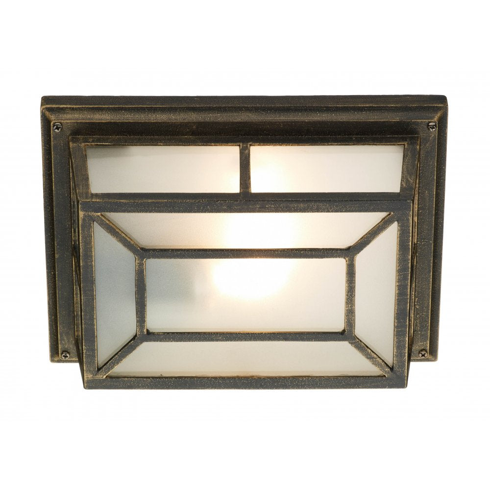 Dar TRE5254 Trent Wall Bracket Black Gold