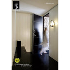 M0657 Guss Wall Lamp E27 2 Light E27 Polished Chrome/White Acrylic