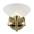 CAGNEY-1WBAB 1 Light Wall Bracket In Antique Brass