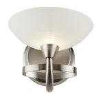 CAGNEY-1WBSC 1 Light Wall Bracket In Satin Chrome
