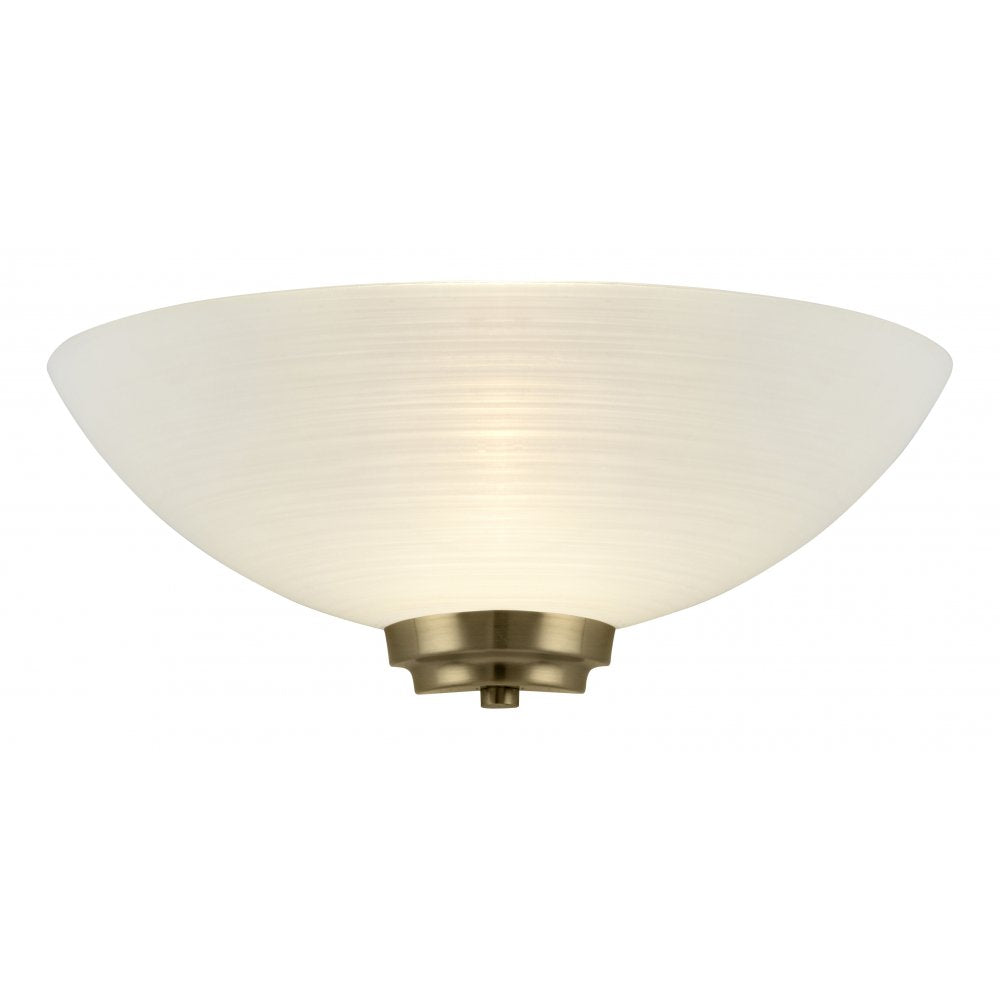 WELLES-1WBAB 1 Light Wall Light In Antique Brass