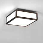 1121056 Mashiko 200 Square Bathroom Ceiling Light Bronze