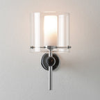 1049001 Arezzo Wall Bathroom Wall Light Polished Chrome (S)