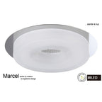 M8130 Orion Ceiling 55cm Round 24W LED Gold Leaf/Black