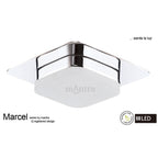 M8132 Kazz Ceiling 38cm Round 4 Light Black