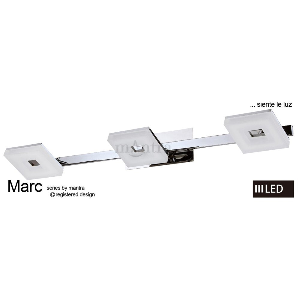 M8211 Bianca Wall Light Dimmable 15W LED White Acrylic