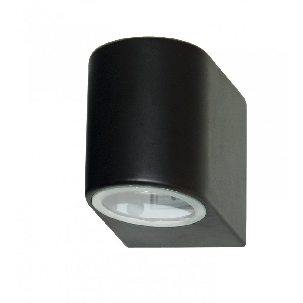 8008-1BK-LED Outdoor & Porch (gu10 Led) Ip44 Wall Light 1 Light Black