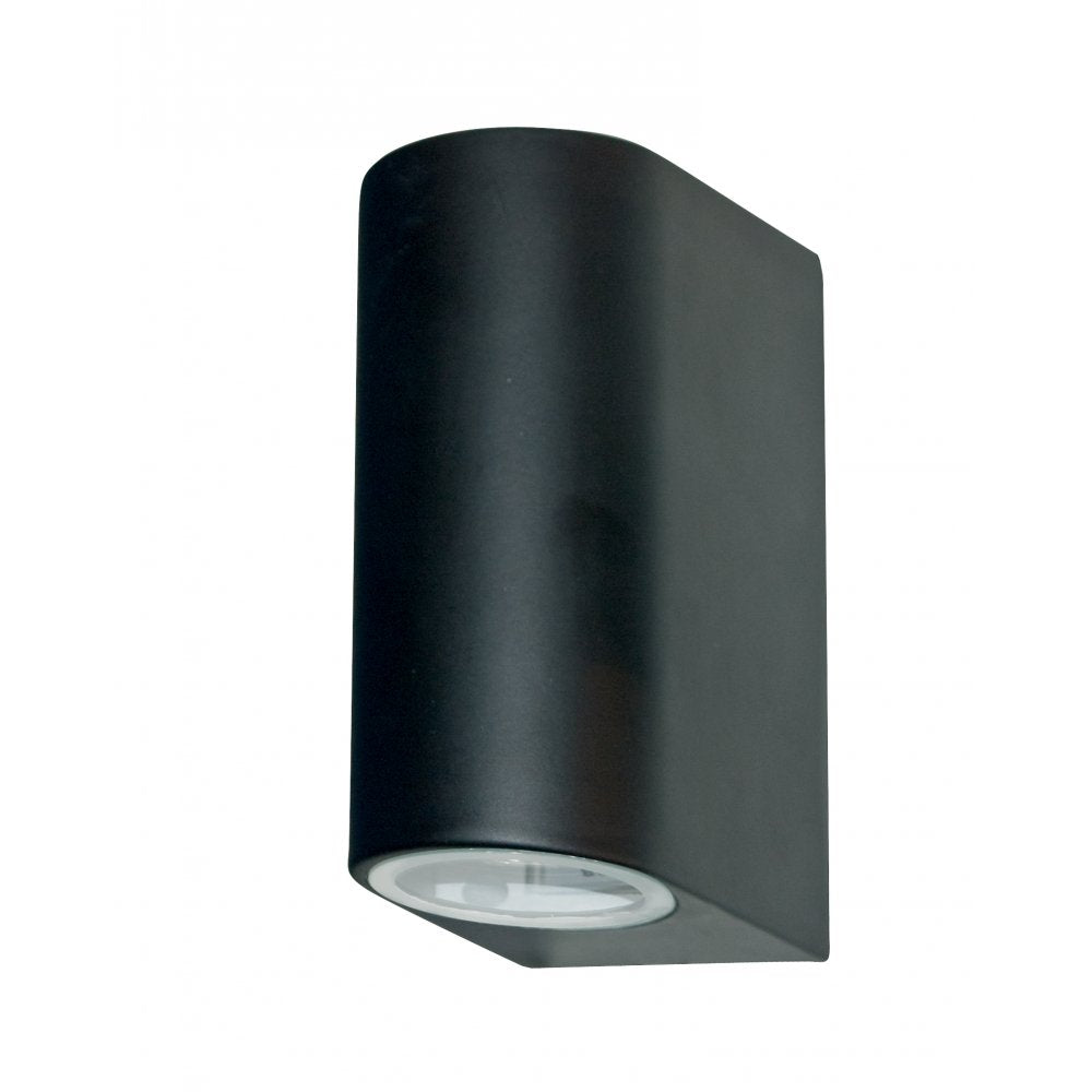 8008-2BK-LED Outdoor & Porch (gu10 Led) Ip44 Wall Light 2 Light Black