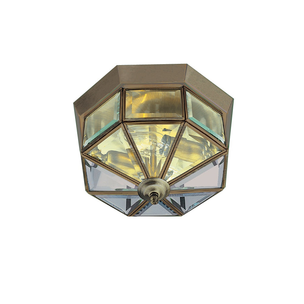 8235AB Flush Antique Brass Fitting 23cm