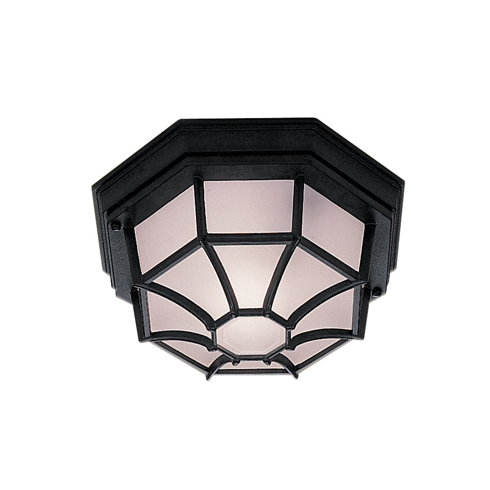 2942BK Outdoor & Porch - Black Flush Light