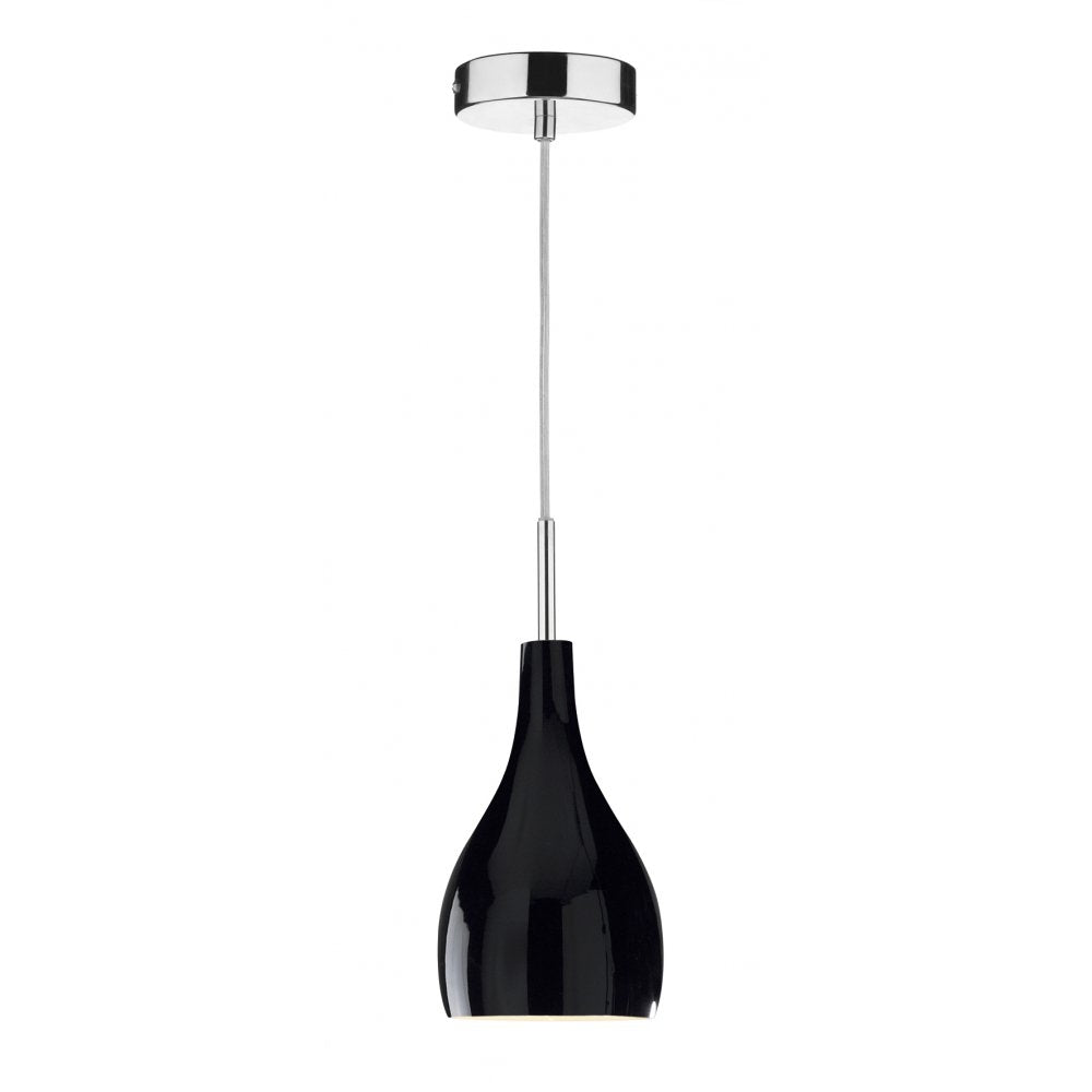 Dar SOH0122 Soho Light Pendant Black
