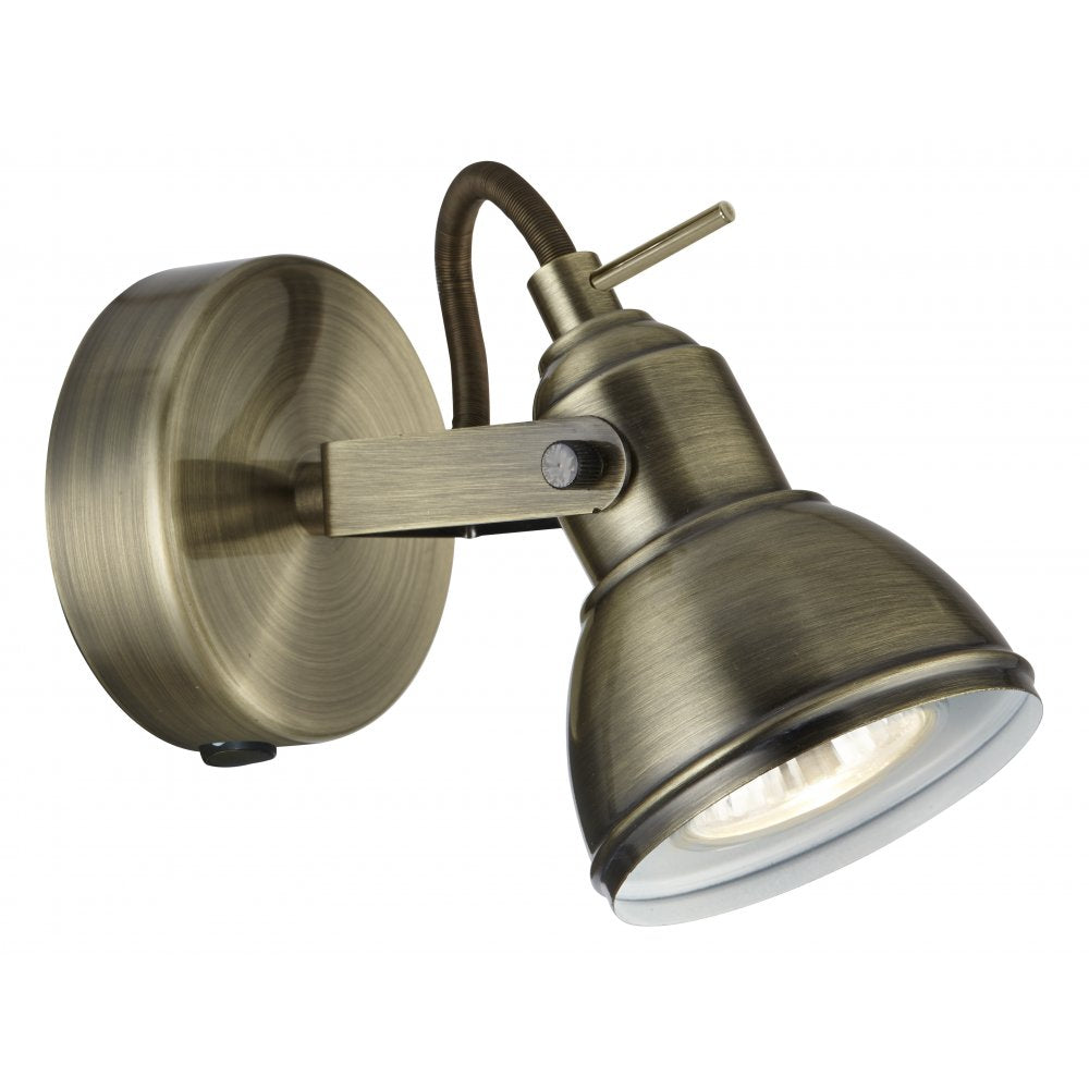 1541AB Focus - 1 Light Spotlight Antique Brass