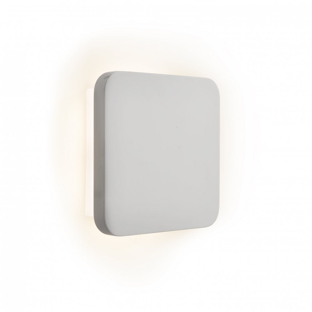 8834 Gypsum 4w Led White Plaster Wall Light